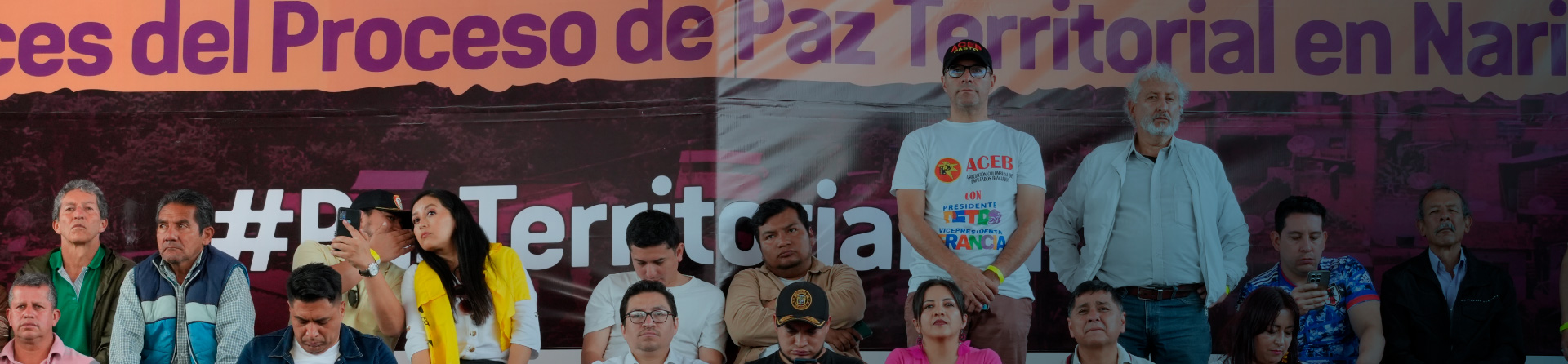 🎥 – Cubrimientos a eventos de construcción de paz territorial